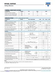 IRF820 datasheet pdf 2 page