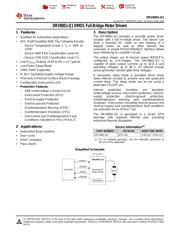 DRV8801QRTYRQ1 datasheet pdf 1 page