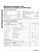 MAX797CPE datasheet pdf 2 page