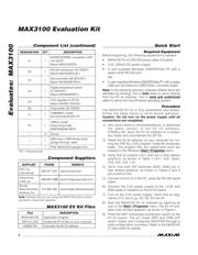 MAX3100EVKIT+ datasheet pdf 2 page