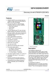 STM32F412G-DISCO datasheet pdf 1 page