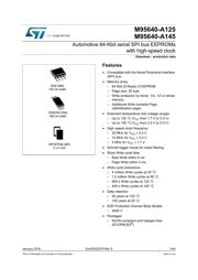 M95640-DRDW3TP/K datasheet pdf 1 page