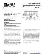 ADL5513ACPZ-R7 datasheet pdf 1 page