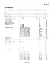 ADL5513ACPZ-R7 datasheet pdf 3 page