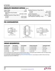 LT1210CR#TRPBF datasheet pdf 2 page