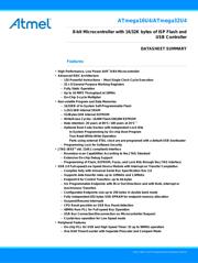 ATMEGA32U4RC-MUR datasheet pdf 1 page