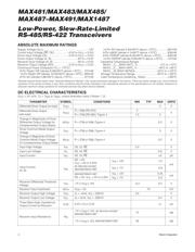 MAX490ESA数据手册DatasheetRS485控制器-Maxim Integrated-芯文库