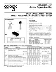 2N4117 datasheet pdf 1 page