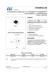 STD26P3LLH6 datasheet pdf 1 page
