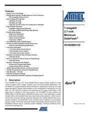 AT45DB011D-SSH-B datasheet pdf 1 page