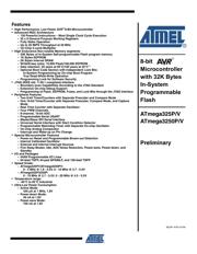 ATMEGA3250P-20AU datasheet pdf 1 page