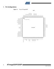 ATMEGA3250P-20AU datasheet pdf 2 page