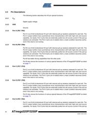 ATMEGA3250P-20AU datasheet pdf 6 page