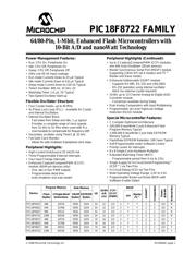 PIC18F6722TE/PT datasheet pdf 3 page