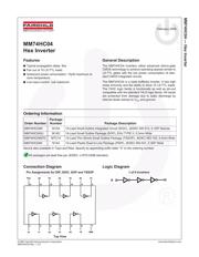 SN74HC04PWT datasheet pdf 1 page