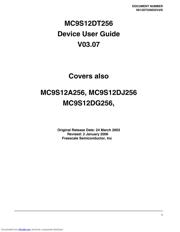 MC9S12A256CFUE datasheet pdf 1 page