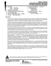 TLE2142CDRG4 datasheet pdf 1 page