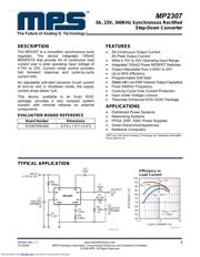 MP2307 datasheet pdf 1 page