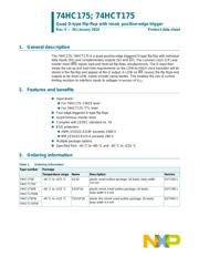 74HC175DB datasheet pdf 2 page
