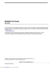 MC68HC11E0CFNE3R datasheet pdf 3 page