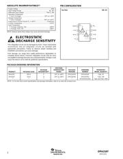 OPA2107AU/2K5E4 datasheet pdf 2 page
