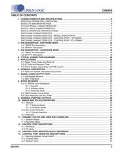 CS8416-CNZR datasheet pdf 3 page