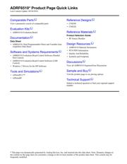 ADRF6510-ACPZ-WP1 datasheet pdf 2 page