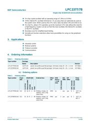 LPC2378FBD144 datasheet pdf 3 page