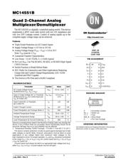 MC14551BCP datasheet pdf 1 page