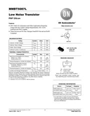 MMBT5087LT1 datasheet pdf 1 page