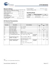 CY7C1061AV33-12ZXC datasheet pdf 5 page