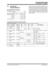 TC622EOA datasheet pdf 3 page