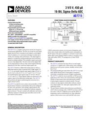 AD7715AR-5 datasheet pdf 1 page