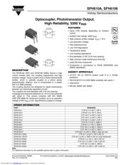 SFH6106-4 datasheet pdf 1 page