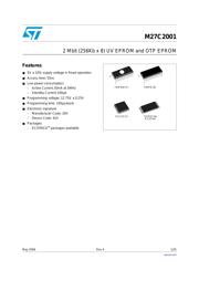 M27C2001-12F6 datasheet pdf 1 page