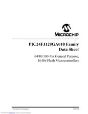 PIC24FJ128GA006T-I/PF datasheet pdf 1 page