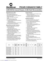PIC24FJ128GA006T-I/PF datasheet pdf 3 page