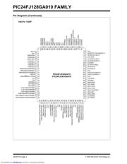 PIC24FJ128GA006T-I/PF datasheet pdf 6 page