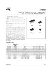 ST3232EBD datasheet pdf 1 page