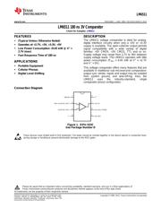 LM611IMX/NOPB datasheet pdf 1 page