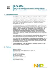PCA9534DW datasheet pdf 1 page