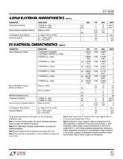 LT1634BCS8-1.25 datasheet pdf 5 page