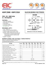KBPC3504 datasheet pdf 1 page
