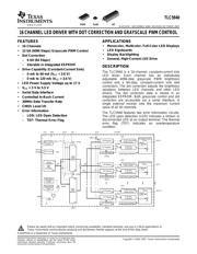 TLC5940NTG4 datasheet pdf 1 page