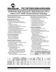 PIC18F4585-E/PT datasheet pdf 3 page