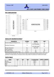 AS6C62256-55STIN datasheet pdf 2 page