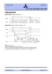 AS6C62256-55STIN datasheet pdf 5 page