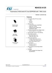 M24C02-DRDW3TP/K datasheet pdf 1 page