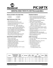 PIC16F76-I/SO datasheet pdf 3 page