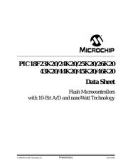 PIC18F23K20-E/ML datasheet pdf 1 page